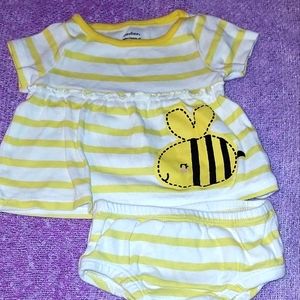 Gerber bee dress newborn